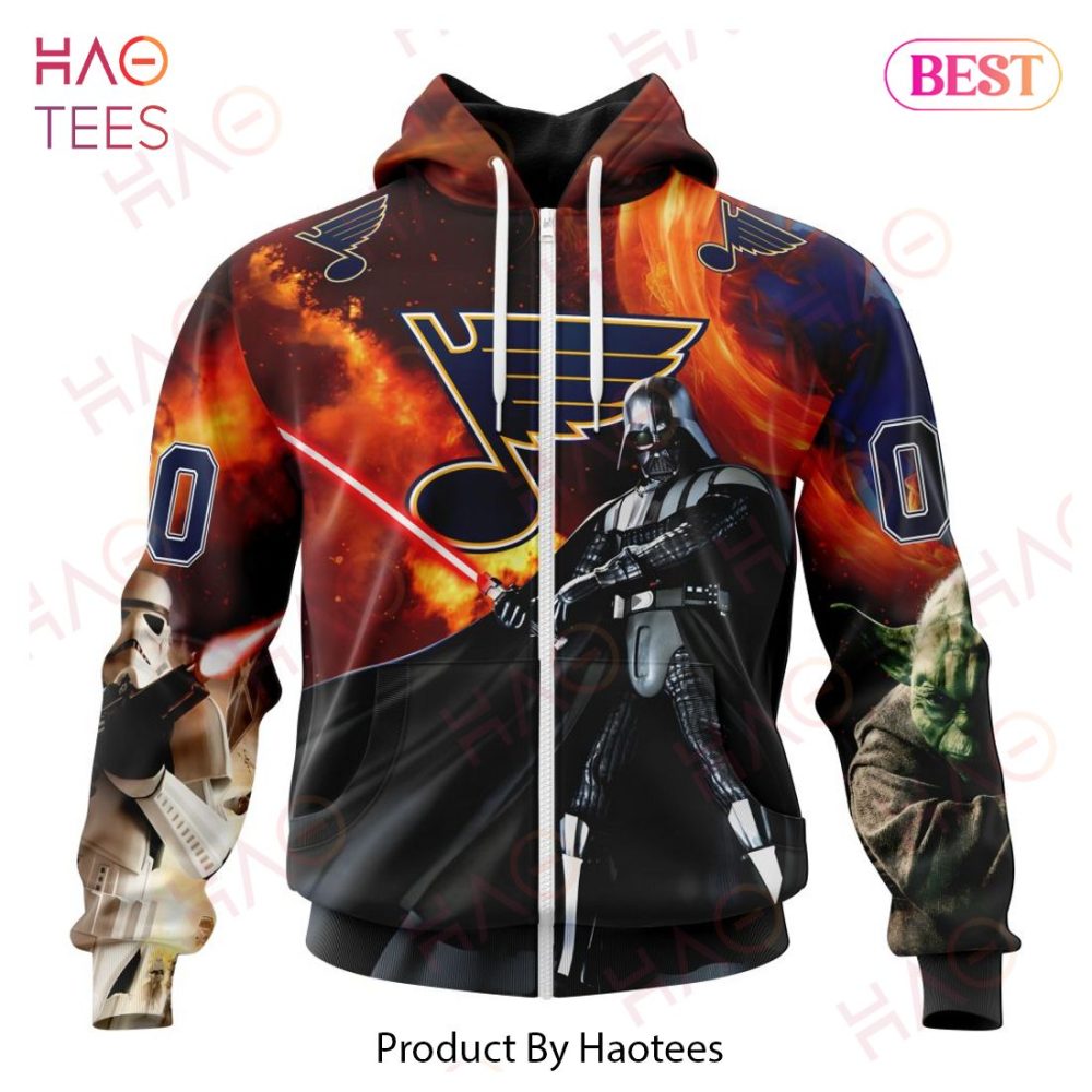 Nhl St. Louis Blues Specialized Design X Star War Hoodie - Image 2