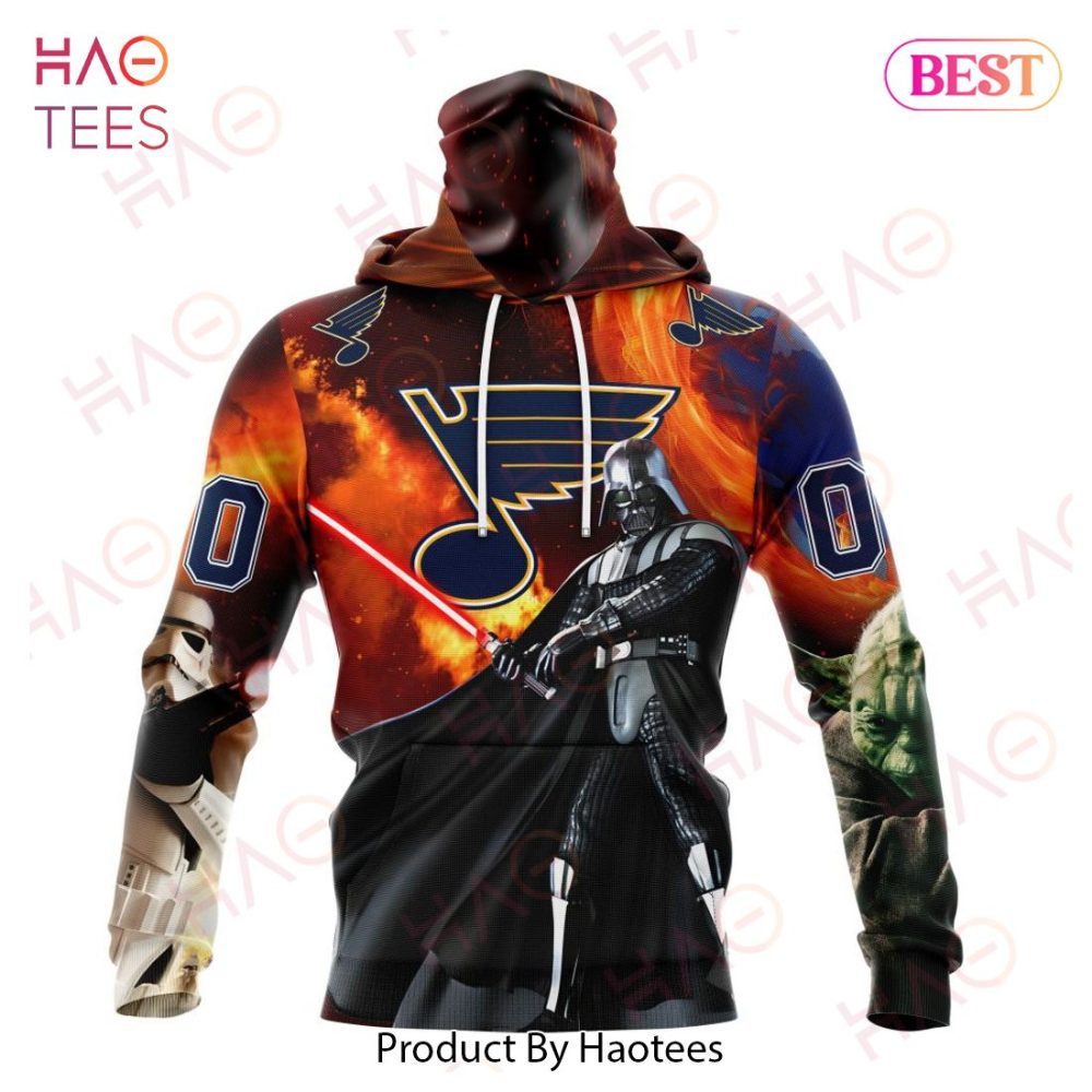 Nhl St. Louis Blues Specialized Design X Star War Hoodie - Image 4
