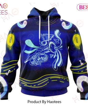 Nhl St. Louis Blues Specialized Jersey For Halloween Night Hoodie