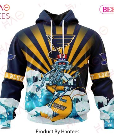 Nhl St. Louis Blues Specialized Kits For Grateful Dead Hoodie