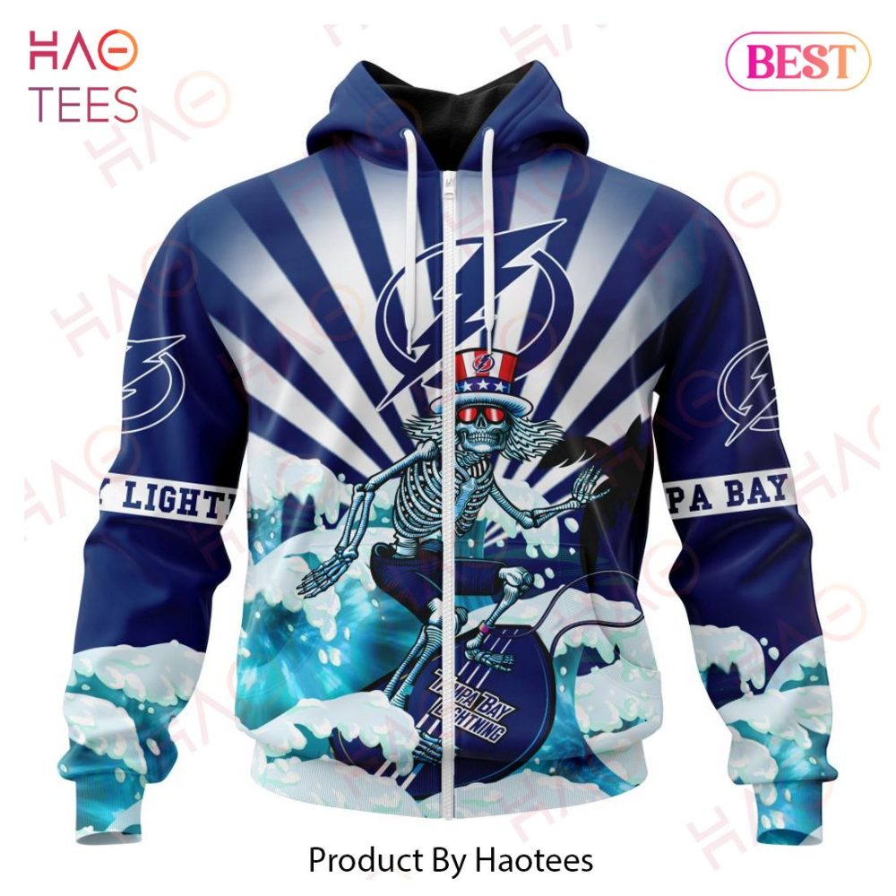 Nhl Tampa Bay Lightning Specialized Kits For Grateful Dead Hoodie - Image 2