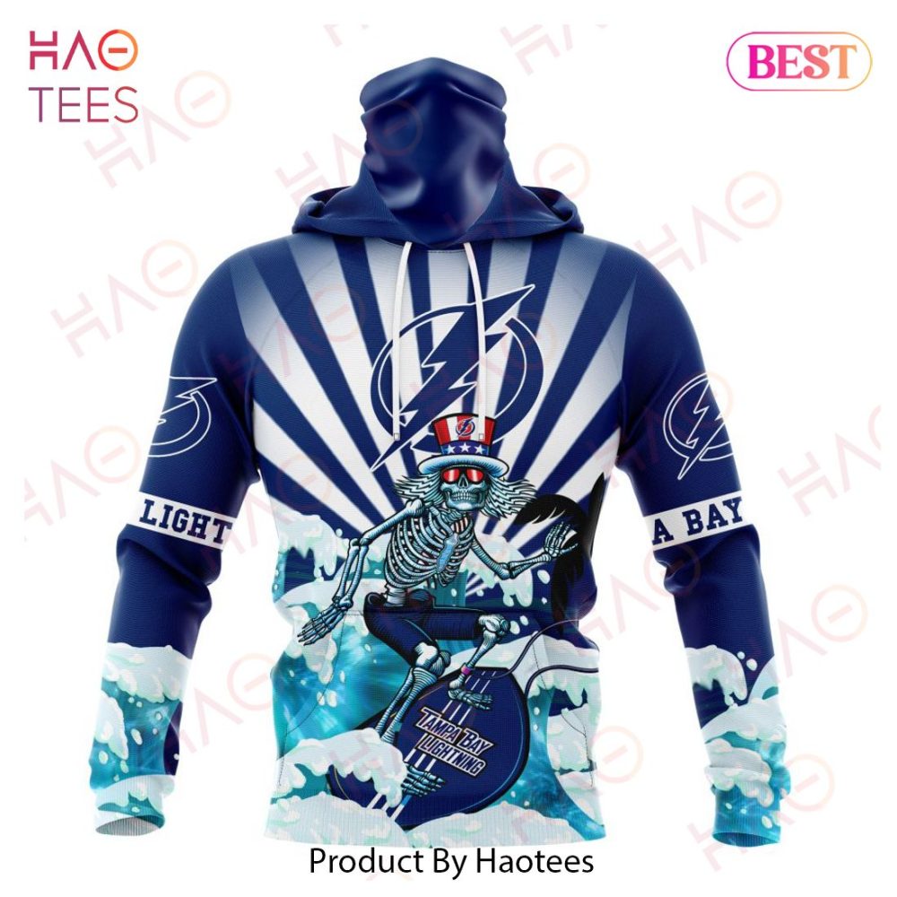 Nhl Tampa Bay Lightning Specialized Kits For Grateful Dead Hoodie - Image 4