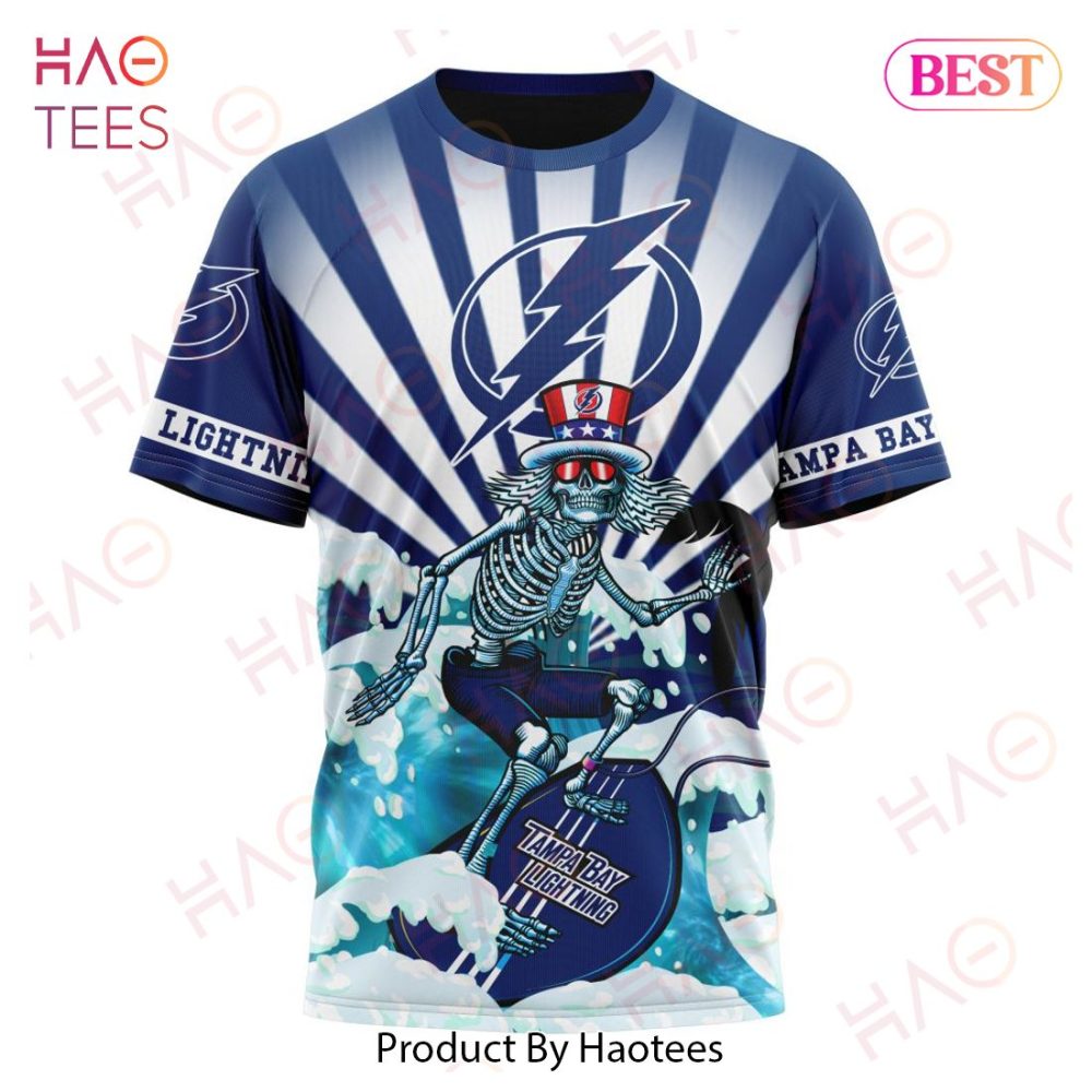 Nhl Tampa Bay Lightning Specialized Kits For Grateful Dead Hoodie - Image 8