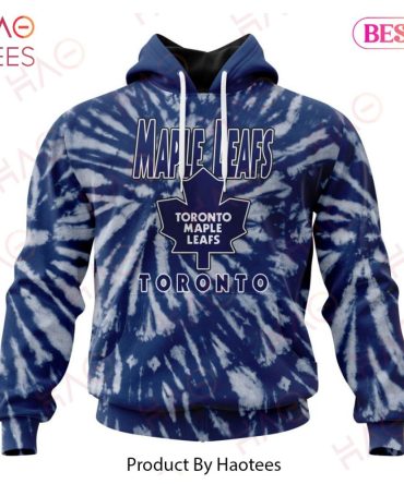 Nhl Toronto Maple Leafs Special Retro Vintage Tie - Dye Hoodie