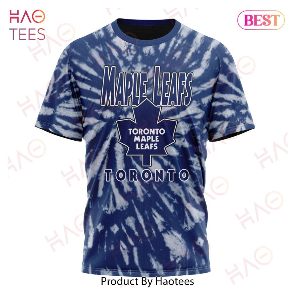 Nhl Toronto Maple Leafs Special Retro Vintage Tie - Dye Hoodie - Image 8