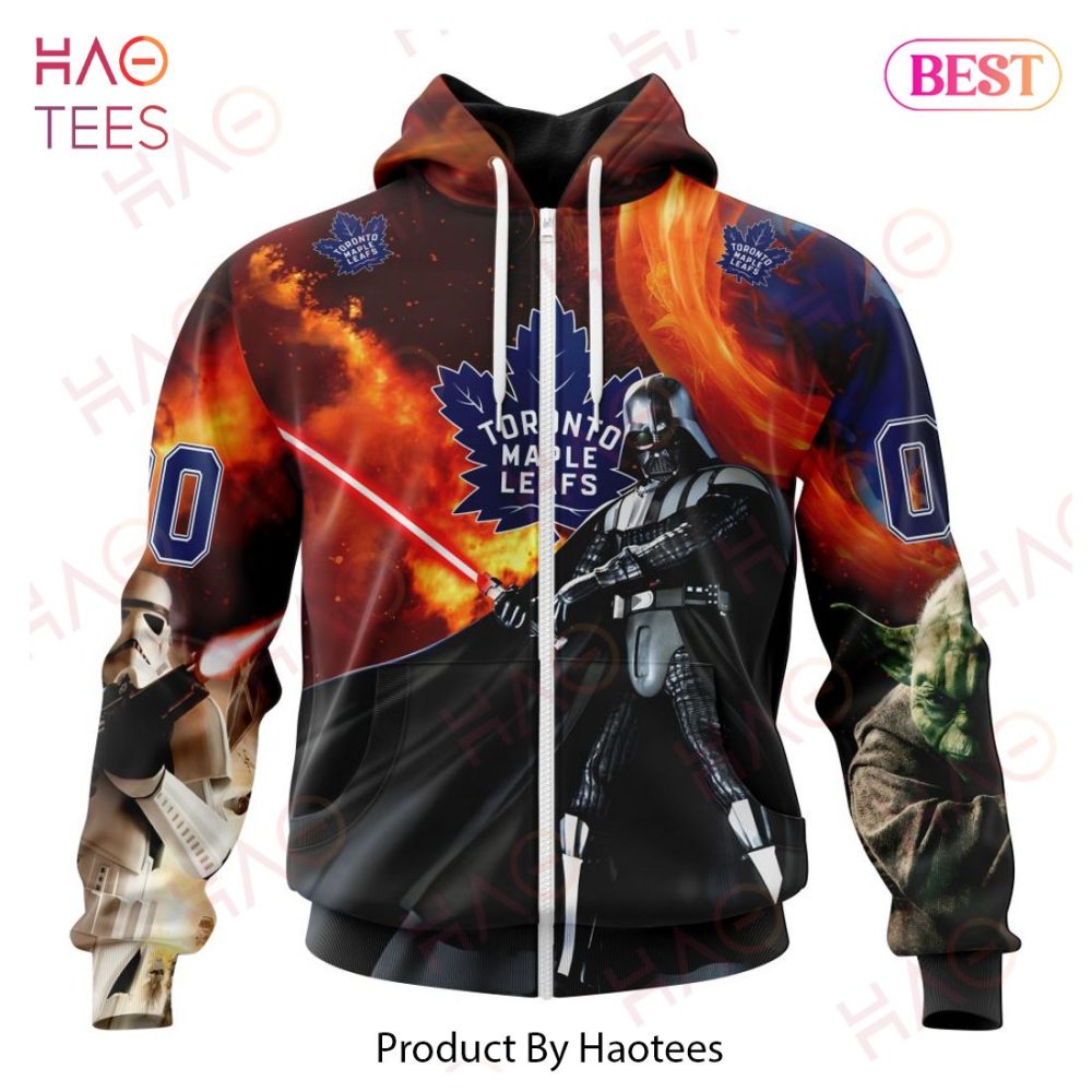 Nhl Toronto Maple Leafs Specialized Design X Star War Hoodie - Image 2