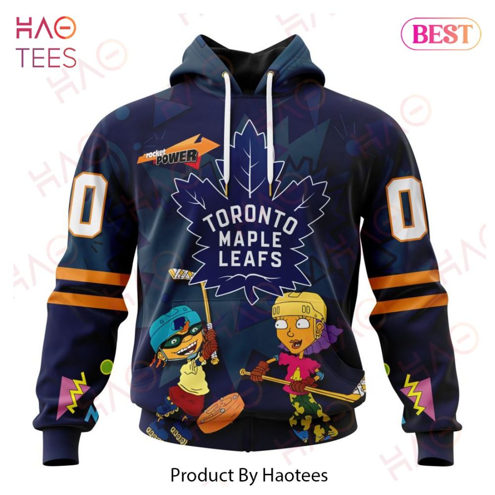 Nhl Toronto Maple Leafs Specialized For Rocket Power 3D Hoodie