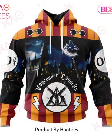 Nhl Vancouver Canucks Special Design With Harry Potter Theme 3D Hoodie