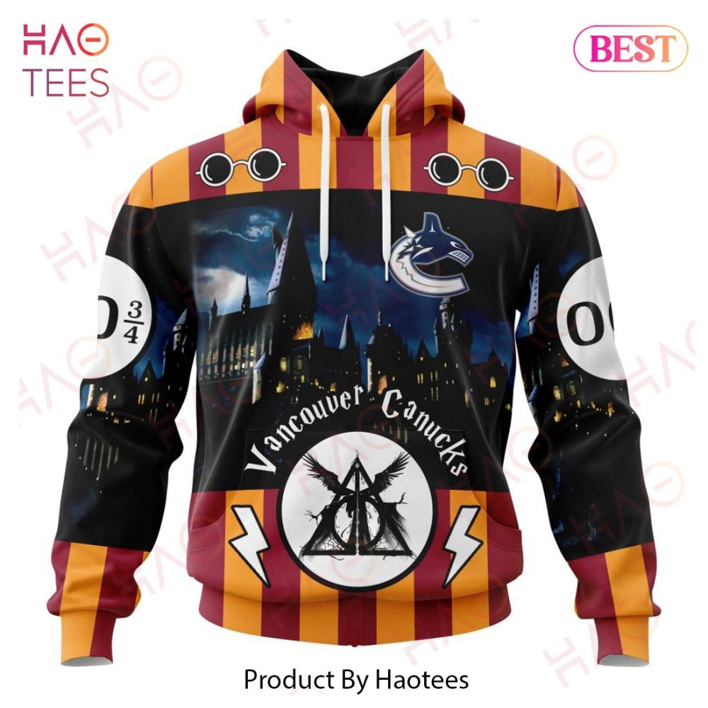 Nhl Vancouver Canucks Special Design With Harry Potter Theme 3D Hoodie