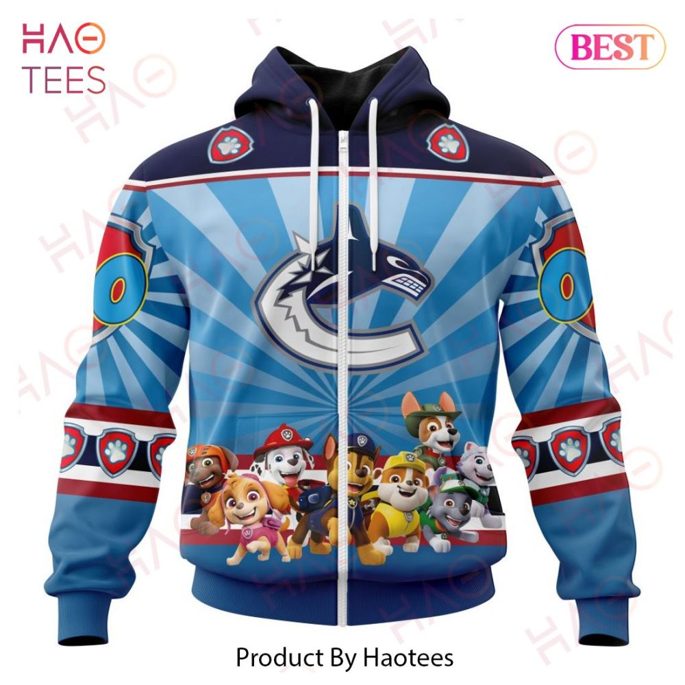 Nhl Vancouver Canucks Special Paw Patrol Kits Hoodie - Image 2