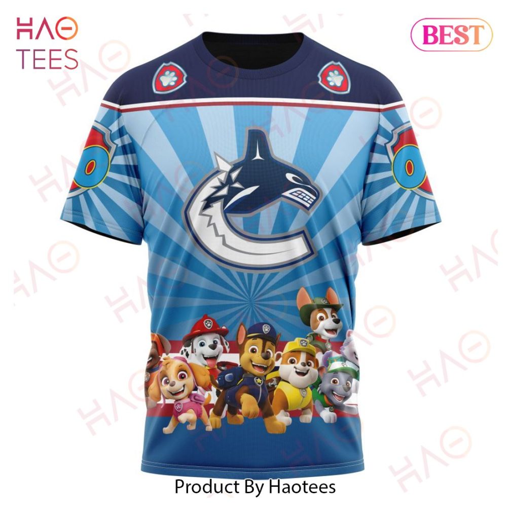 Nhl Vancouver Canucks Special Paw Patrol Kits Hoodie - Image 8