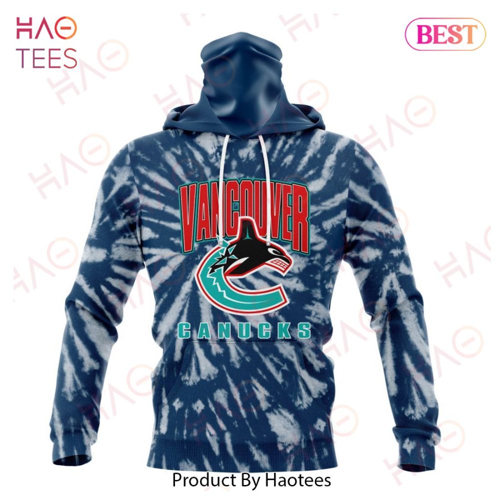 Nhl Vancouver Canucks Special Retro Vintage Tie - Dye Hoodie - Image 4