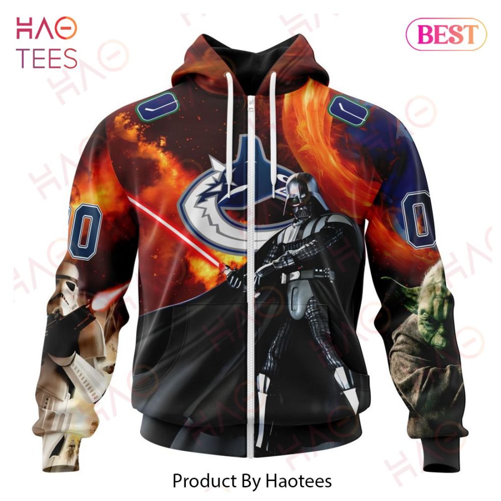 Nhl Vancouver Canucks Specialized Design X Star War Hoodie - Image 2