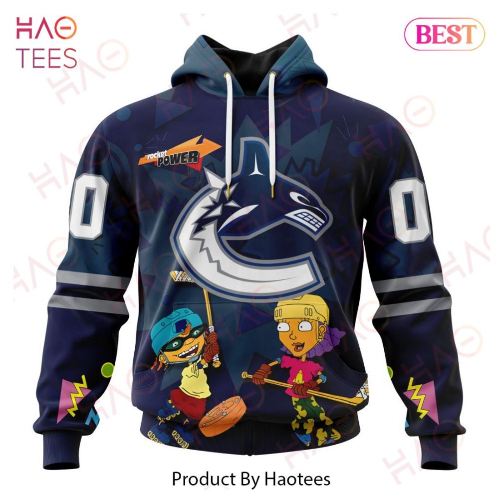 Nhl Vancouver Canucks Specialized For Rocket Power 3D Hoodie