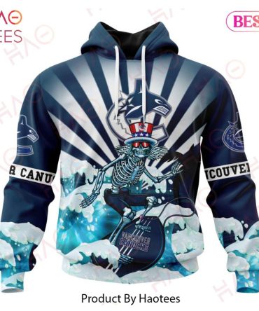 Nhl Vancouver Canucks Specialized Kits For Grateful Dead Hoodie