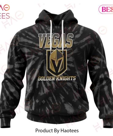 Nhl Vegas Golden Knights Special Retro Vintage Tie - Dye Hoodie
