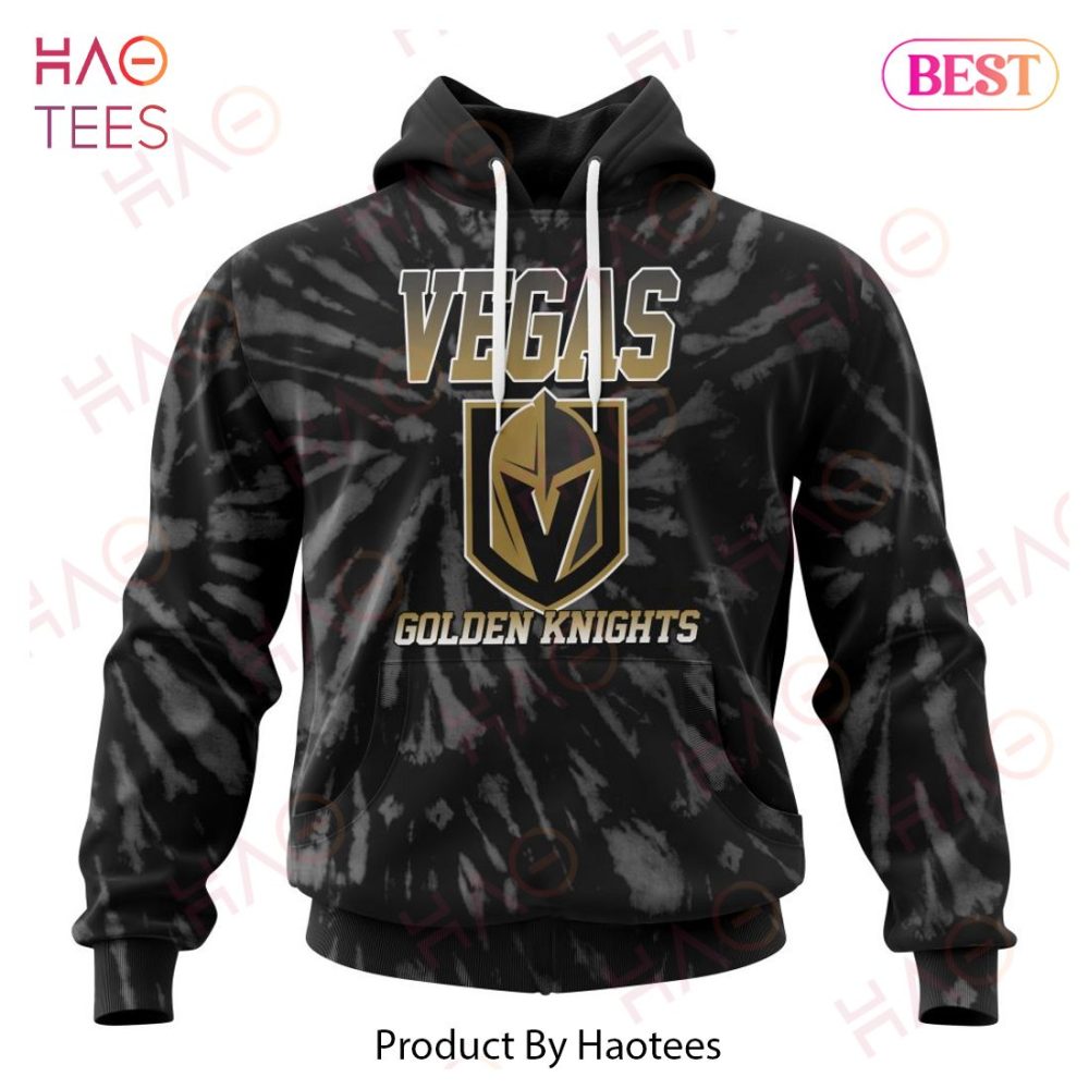 Nhl Vegas Golden Knights Special Retro Vintage Tie - Dye Hoodie
