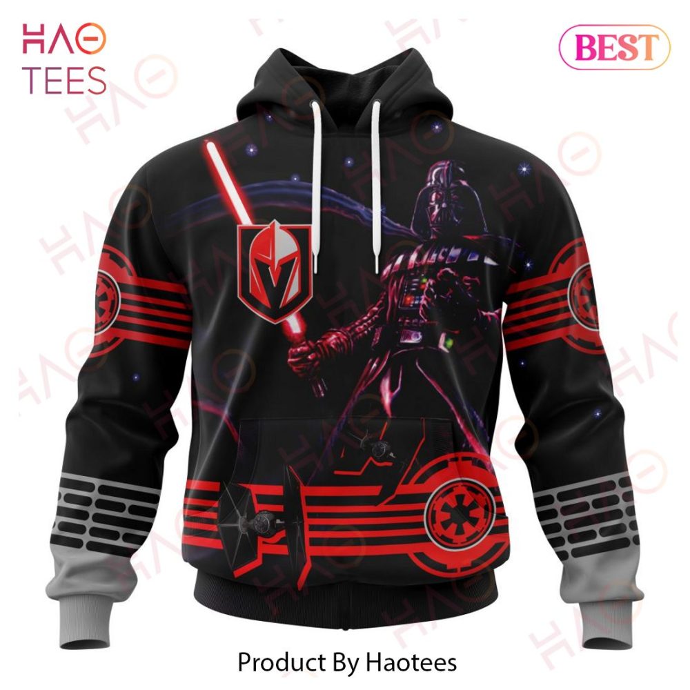 Nhl Vegas Golden Knights Specialized Starwar Darth Vader Version Jersey Hoodie