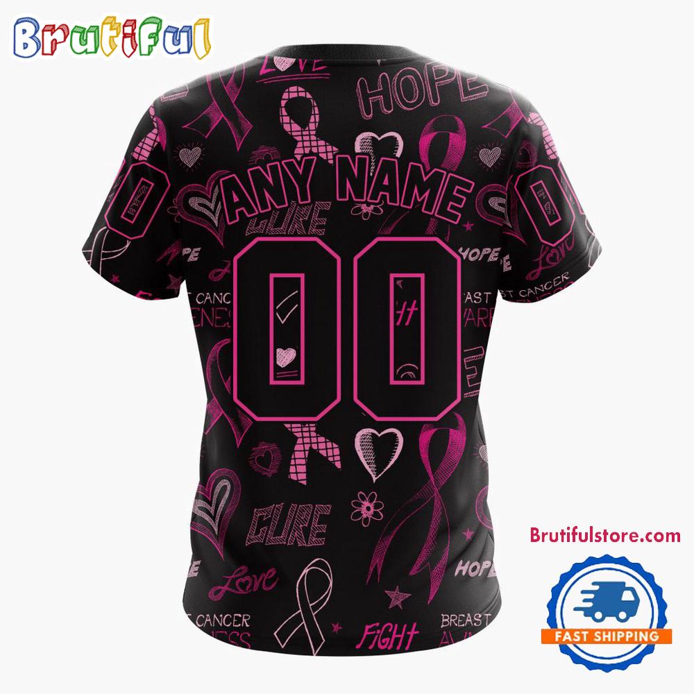 Nhl Washington Capitals Special Pink Breast Cancer Awareness New Design T Shirt - Image 2