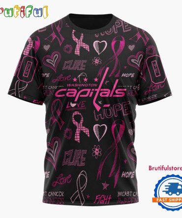 Nhl Washington Capitals Special Pink Breast Cancer Awareness New Design T Shirt