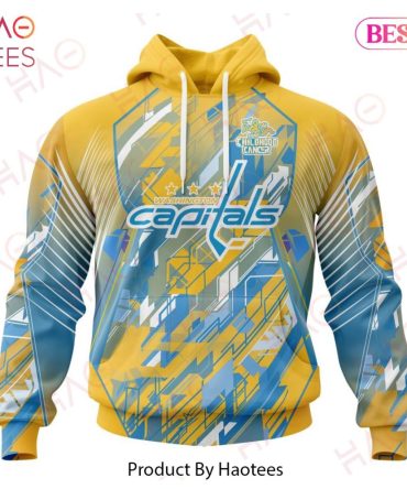 Nhl Washington Capitals Specialized Design Fearless Against Childhood Cancers 3D Hoodie