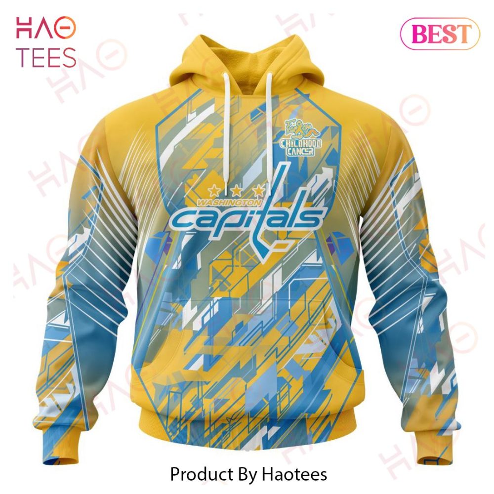 Nhl Washington Capitals Specialized Design Fearless Against Childhood Cancers 3D Hoodie