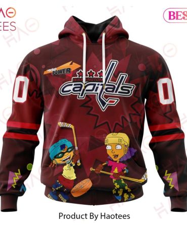 Nhl Washington Capitals Specialized For Rocket Power 3D Hoodie