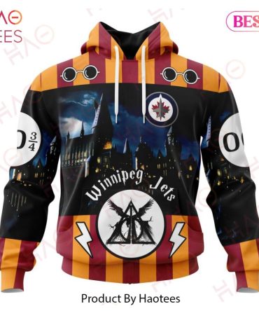 Nhl Winnipeg Jets Special Design With Harry Potter Theme 3D Hoodie
