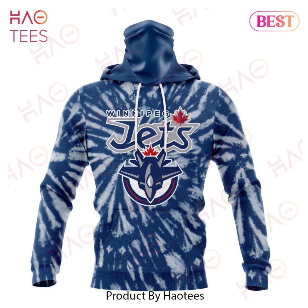 Nhl Winnipeg Jets Special Retro Vintage Tie - Dye Hoodie - Image 4