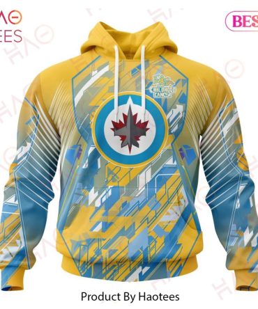 Nhl Winnipeg Jets Specialized Design Fearless Against Childhood Cancers 3D Hoodie