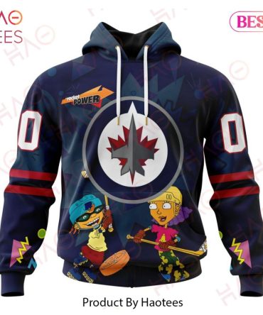 Nhl Winnipeg Jets Specialized For Rocket Power 3D Hoodie
