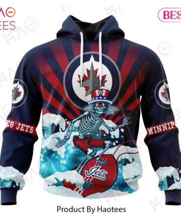 Nhl Winnipeg Jets Specialized Kits For Grateful Dead Hoodie