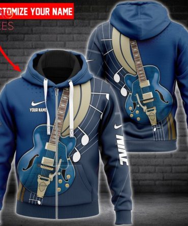 Nike Luxury Brand Blue 3D Hoodie Limited Edition