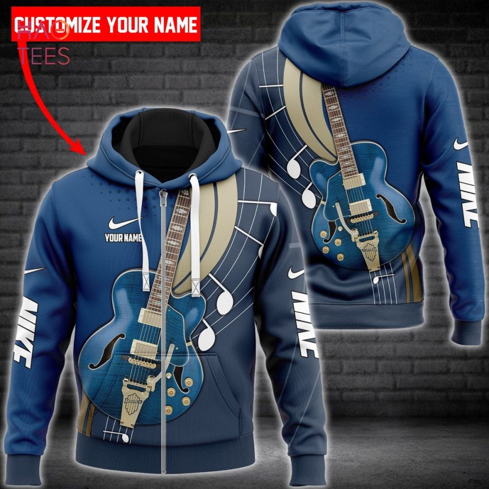 Nike Luxury Brand Blue 3D Hoodie Limited Edition