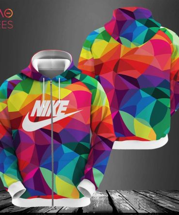 Nike Luxury Brand Full Color 3D Hoodie Limited Edition