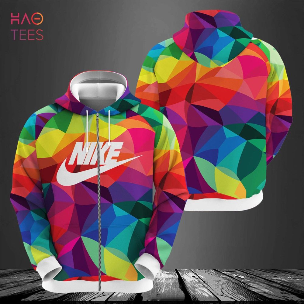 Nike Luxury Brand Full Color 3D Hoodie Limited Edition