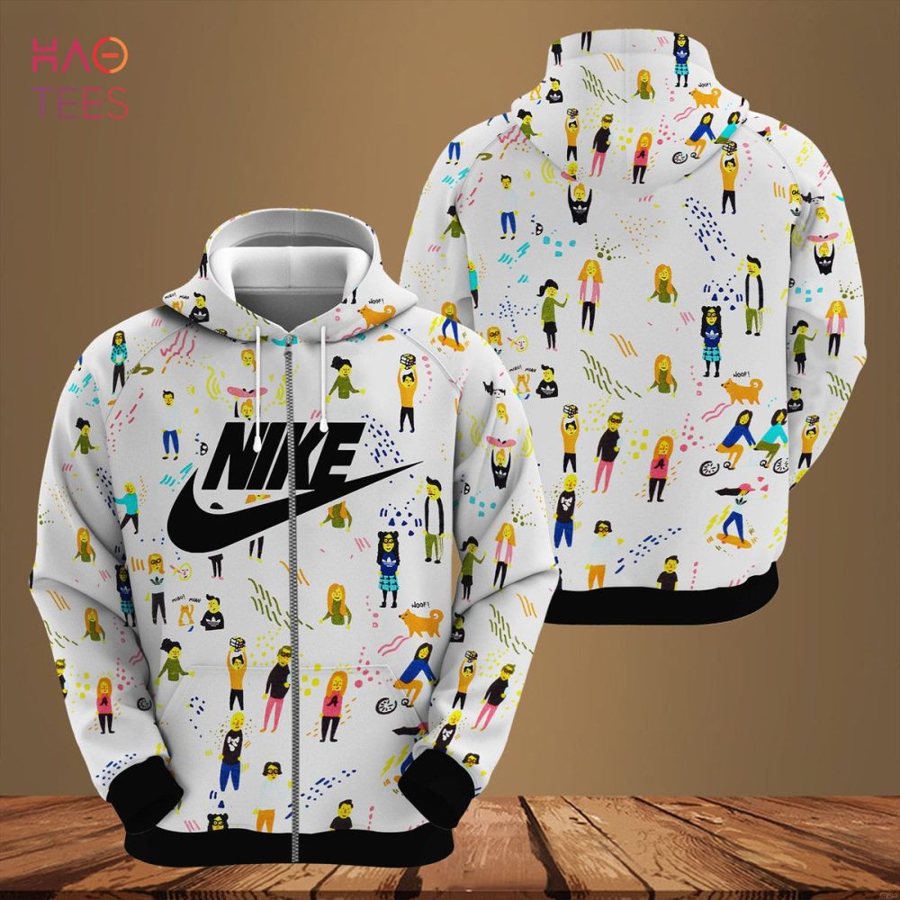 Nike Exquisite Little Drawings Luxury 3D Hoodie Limited Edition