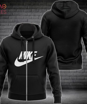 Nike Full Black Luxury Hoodie Limited Edition
