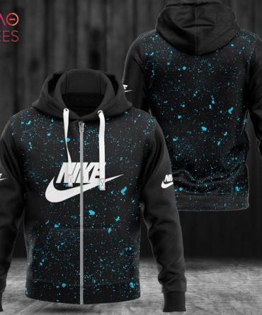 Nike Blue Mix Black Luxury 3D Hoodie Limited Edition