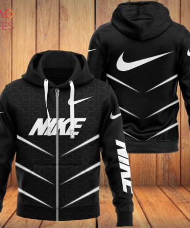 Nike Stripe White Luxury 3D Hoodie Limited Edition