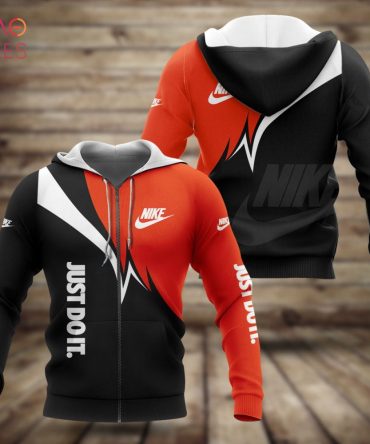 Nike Red Mix Black Luxury Hoodie Limited Edition