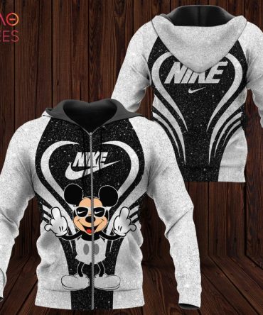 Nike Mickey Luxury 3D Hoodie Pod Design
