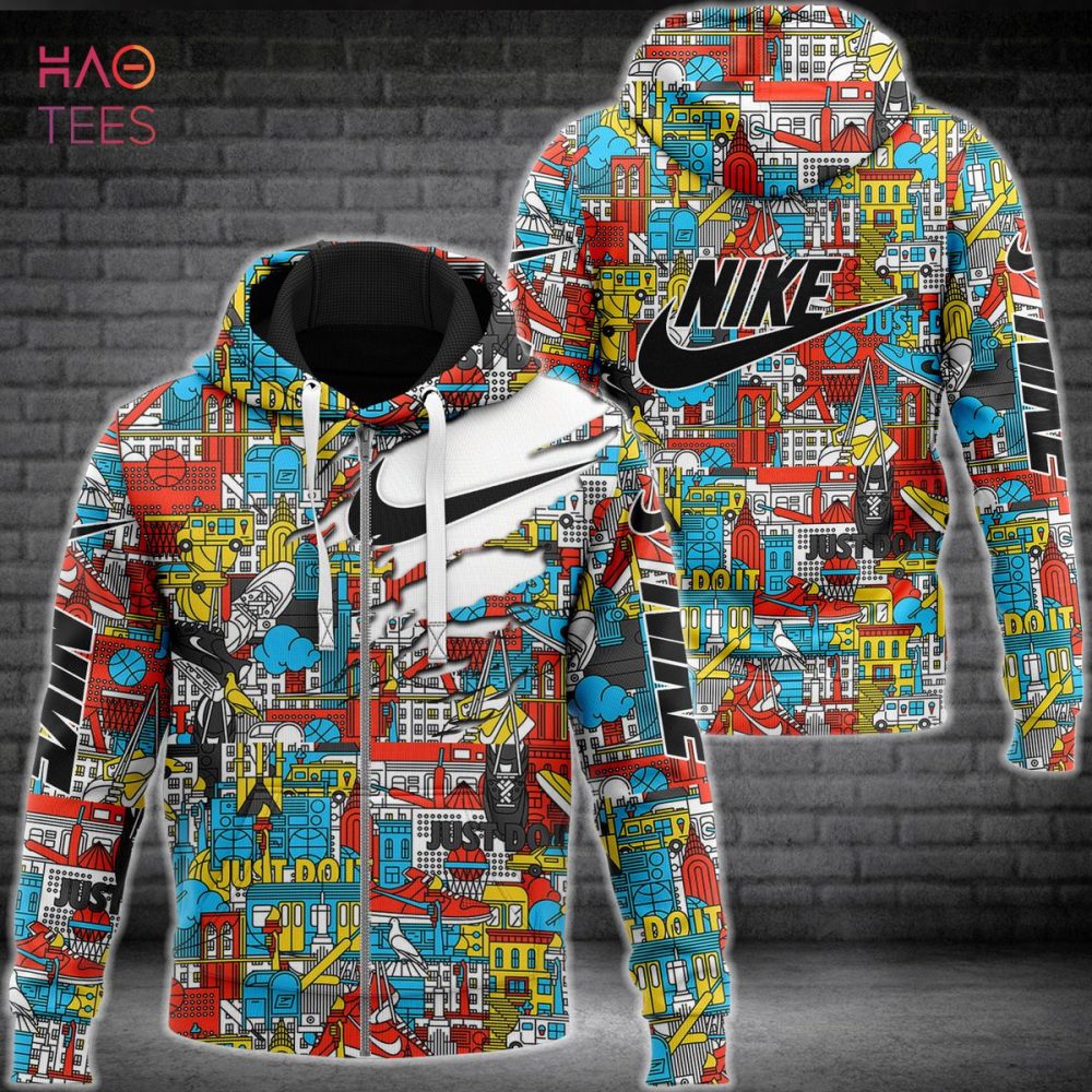 Nike Full Color Printing Luxury 3D Hoodie Limited Edition