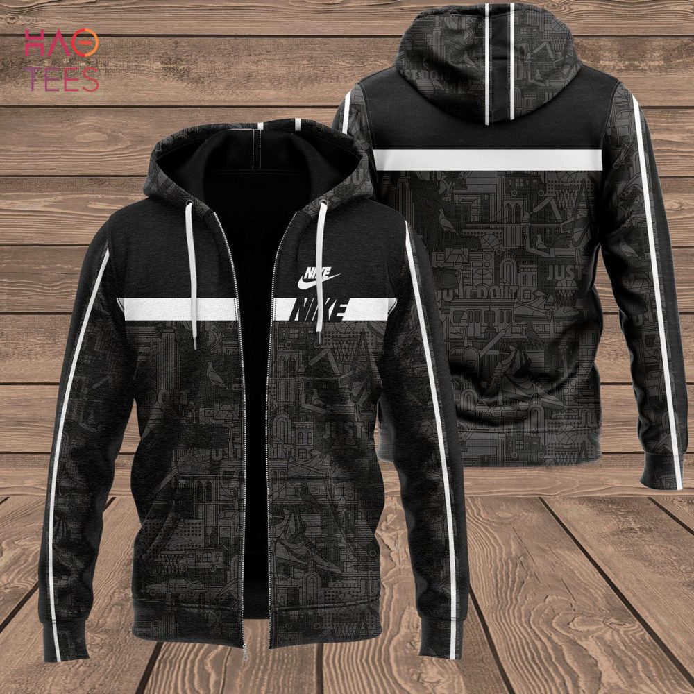 Nike Dark Color Full Printing Luxury 3D Hoodie Limited Edition