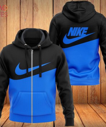 Nike Blue Mix Black Luxury Hoodie Limited Edition