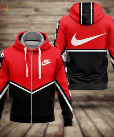 Nike Red Mix Black Luxury Hoodie Limited Edition