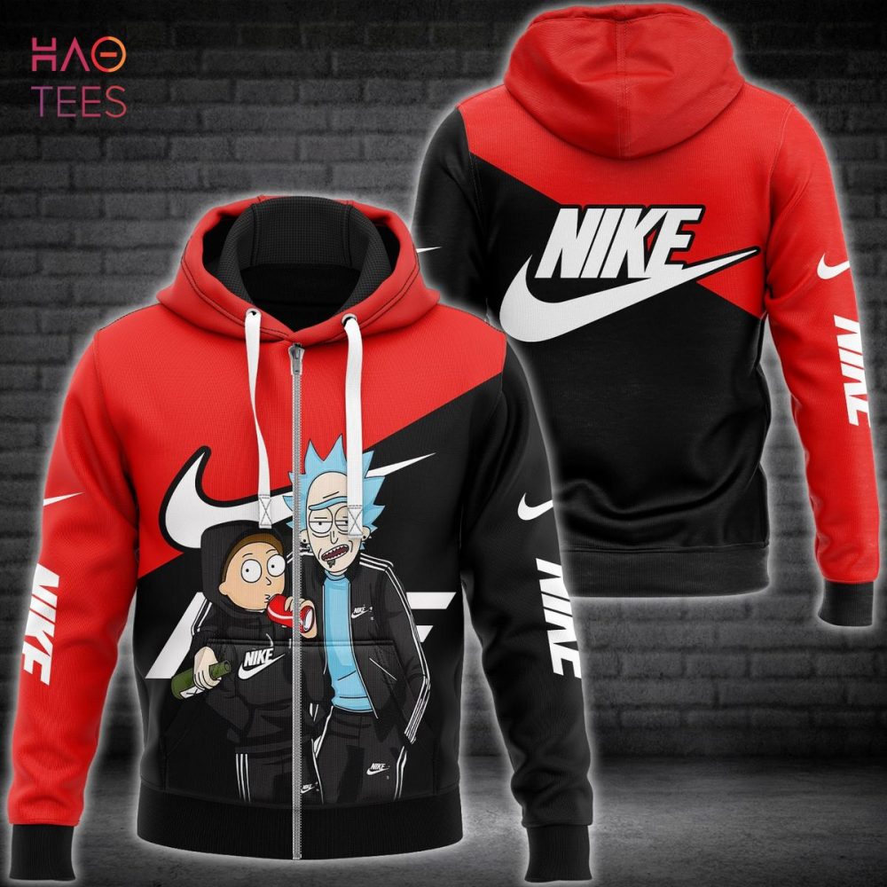 Nike Rick And Morty Luxury 3D Hoodie Limited Edition