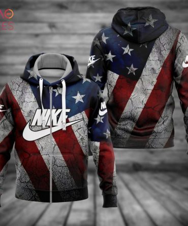 Nike American Flag Printing Luxury 3D Hoodie Pod Design