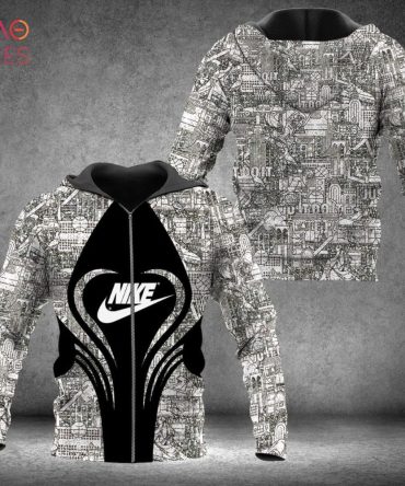 Nike Full Printing Luxury 3D Hoodie Pod Design