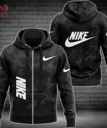 Nike Dark Color Mix White Logo Luxury Hoodie Limited Edition